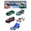 Image de Coffret Cadeau 5 Véhicules Porsche - MAJORETTE - 2 exclusifs - Portes ouvrantes suspensions - Échelle 1/64 - Dès 3 ans