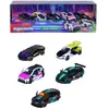 Image de MAJORETTE - SL Neon Racer 5 véhicules Giftpack - Dès 3 ans