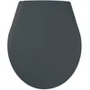 Image de Abattant WC Marina Gris - Polypropylène - Gelco - Déclipsable - Fixation universelle
