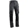 Image de Pantalon stretch bicolore multipoches genouillères imperméable LMA COSMOS - Gris Foncé
