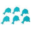 Image de Figurines antidérapantes de douche ou baignoire PVC DAUPHINS x6pcs Bleu Spirella