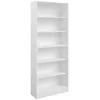 Image de Bibliothèque Hobby 198cm-5 étagères-blanc