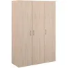Image de Armoire - EASY LIFE - Décor Chêne clair - 3 portes battantes - L1202 x H180 x P497cm - PARISOT EASY LIFE