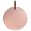 Image de Miroir cuivre rose avec anse rond