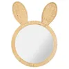 Image de Miroir rotin lapin