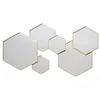 Image de Décoration miroir hexagonal
