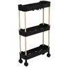 Image de Desserte à roulettes 3 niveaux pour espaces étroits