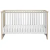 Image de Lit bébé 70x140 +2 pans 140 - Moderne L:79 H:86 P:150 - Décor Blanc - Sacha - Galipette