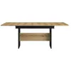 Image de CALICOSY - Table rectangulaire 1 allonge Esteban - L160/205 cm - Bois clair