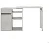 Image de Bar pivotant 1 porte 3 niches effet bois chêne helvézia