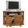 Image de Meuble TV dAngle Chêne 2 Portes - L 114 x l 77 x H 77 cm
