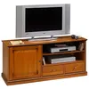 Image de Meuble TV droit Louis Philippe 1 porte 2 tiroirs - Alsace - Merisier