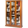 Image de BIBLIOTHÈQUE STYLE LOUIS PHILIPPE 3 PORTES VITRÉES