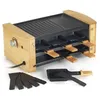 Image de Raclette/grill - KITCHEN CHEF - 6 Personnes - 900W - Finition Bois
