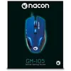 Image de Souris de jeu avec capteur optique filaire bleue . Nacon GM-105