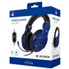 Image de Casque de jeu stéréo filaire avec micro pour PS4 PC Mac et mobiles - Bleu - Circum-aural - Réglage du volume