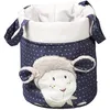 Image de Corbeilles gigogne - Merlin - Lot de 3 - 100% coton - Bleu - Pour bébé