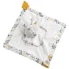 Image de Doudou mouchoir en velours blanc