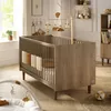 Image de Lit évolutif - Little Big Bed décor imitation bois - MOKKA