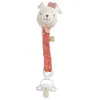 Image de Attache -tétine en coton bio et bouclette - PETIT COEUR
