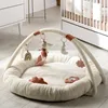 Image de Tapis déveil rond en bouclette coton bio - PETIT COEUR