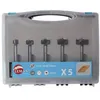 Image de Coffret de 5 mèches à façonner à fond plat PRS.00100.7 Q10mm - LEMAN - 100.700.05
