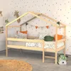Image de Lit cabane MIKA 90x190 + sommier / Naturel