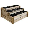 Image de Carré potager en bois à étages - Grand modèle