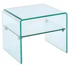 Image de Table de chevet - 1 niche - Verre trempé - STILEOS