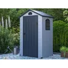 Image de Abri de jardin en résine gris 139 m² - CESIO