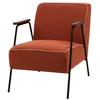 Image de Fauteuil en tissu orange Huggy - Amadeus