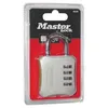 Image de Cadenas à 4 chiffres en acier 50mm - MASTER LOCK - coloris aléatoire