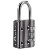Image de Cadenas - MASTER LOCK - 30mm - Anse Ø5mm - Combinaison programmable à 3 chiffres - Motifs décoratifs aléatoires