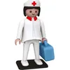 Image de Figurine de collection - PLAYMOBIL - Infirmière 00218 - Résine - 21cm - Vintage