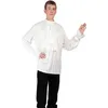 Image de Chemise blanche à jabot - Taille S/M et L - Convient pour déguisement disco ou dépoque