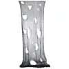 Image de Rideau de porte - Horreur Halloween - Tissu gris foncé - 75x183cm - Décoration intérieure - Mixte