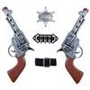 Image de Kit de Cow Boy : 2 revolvers 1 Ceinture avec balles & 1 Etoile