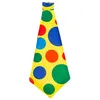 Image de Accessoire de déguisement - PTIT CLOWN - Cravate de clown - Jaune à pois multicolore - Tissu - Enfant