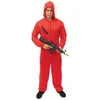 Image de Costume Braqueur Adulte Unisexe - PTIT CLOWN - Déguisement Idéal pour Carnaval Fêtes Costumées Halloween - Rouge