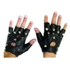 Image de Gants de Punk - Enfant - Fille - PUnoir avec clous couleur argent