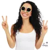 Image de Lunettes mini fleurs pour déguisement - PTIT CLOWN - Thème Hippie ou Fleurs - Jaune - Femme - Garantie 2 ans
