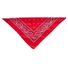 Image de Bandana - Rouge - 50x50 cm - Imprimé floral - Printemps/Été