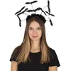 Image de Serre-tête - PTIT CLOWN - re19130 - Plastique - Chauves-souris noires - Taille unique adulte
