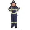 Image de Déguisement - Pompier Enfant PtitClown - Bleu marine - Mixte - Casque pantalon et veste