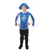 Image de Déguisement mousquetaire enfant - PtitClown - Bleu et blanc - Mixte - À partir de 5 ans