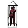 Image de Cage à Suspendre Géante - PTIT CLOWN - 22229 - Décoration Halloween Effrayante - Maison Hantée Jardin Fête - 200 cm - Noir