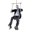Image de Automate Zombie sur balançoire - PTIT CLOWN - 22251 - Décoration Halloween Animée sonore lumineuse - Animatronique - 80 cm