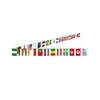 Image de Guirlande de drapeaux - PTITCLOWN - 32 Pavillons - 10m - Papier - Blanc