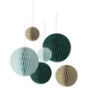 Image de Boules alvéolées - PTIT Clown - Lot de 6 - Vert - Papier - Intérieur