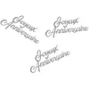 Image de Confettis pailletés - PTIT Clown - Joyeux Anniversaire - Lot de 30 - Hauteur 3 cm - Argent
